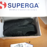 Superga total black basse