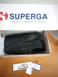 Superga total black basse