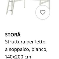 letto rialzato modello stora ikea