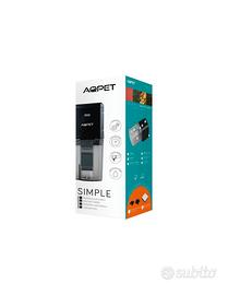 Mangiatoia automatica AQPET Simple con supporto