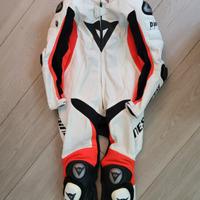 Tuta moto in pelle Dainese Misano D-Air
