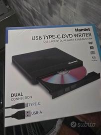 Masterizzatore portatile usb type c e a