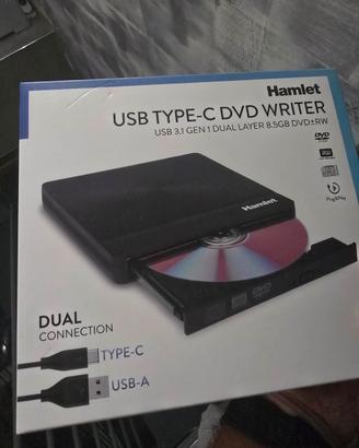 Masterizzatore portatile usb type c e a