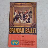 Ticket concerto Spandau Ballet tour 1987