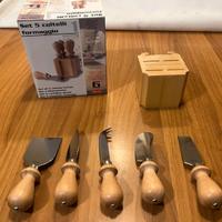 Set 5 coltelli formaggio