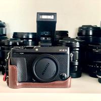 Fuji xe3 con flash fuji ef x8