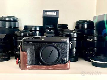Fuji xe3 con flash fuji ef x8
