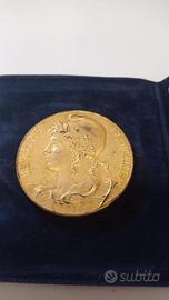 Medaglia bronzo dorato del 1904