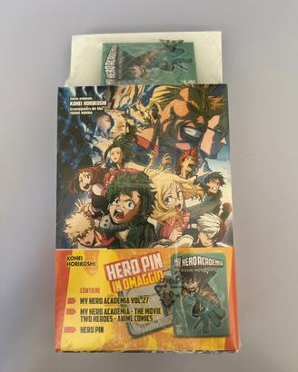 My Hero Academia Vol 27 + Anime Comics + Hero Pin