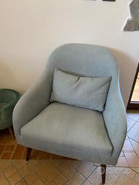 Coppia poltrone tessuto