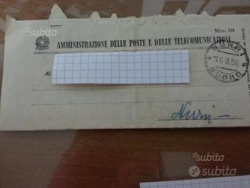 Storia Postale modello 116