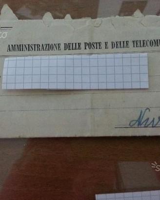Storia Postale modello 116
