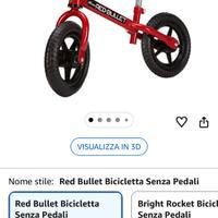 Bicletta per bambini senza pedali