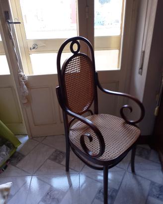 Sedia in rattan