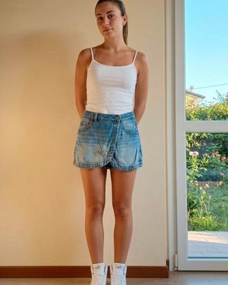 Pantaloni corti stradivarius, gonna pantalone