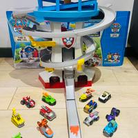 Paw patrol torre controllo pista con mezzi