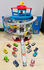 Paw patrol torre controllo pista con mezzi