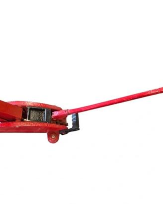 Cric idraulico a carrello vintage Jeep