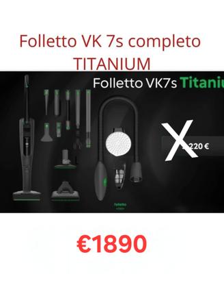 aspirapolvere vk7s completo titanium 