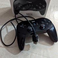 CONTROLLER PRO nero NINTENDO WII