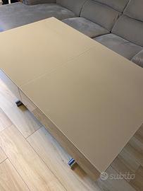 Tavolino in Cristallo regolabile