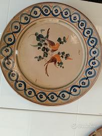 Piatto  ceramica Ciro Bonfante Grottaglie