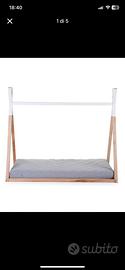 Letto per bambini family nation + materasso 140x70