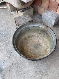 Pentola grande rame antico