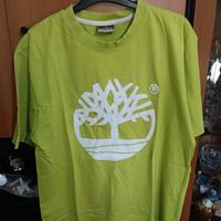 t-shirt uomo verde mela 