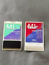 Korg M1 memory card MPC-01 MSC-01 compatibili T3