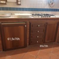 Mobili per cucina in muratura varie misure