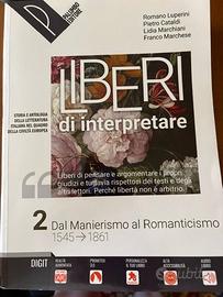 LIBRO DI TESTO - ITALIANO 4A LICEO