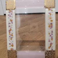 Cornice portafoto con murrine