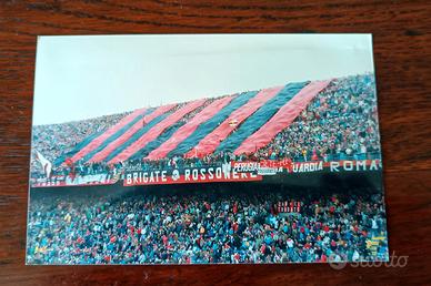 Foto tifo Milan anni 80 90 Fossa Brigate Ultras 