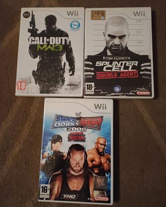 Lottino videogiochi Nintedo WII titoli vari