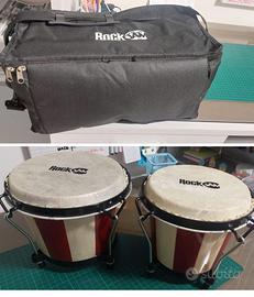 set di bonghi RockJam con borsa