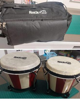 set di bonghi RockJam con borsa