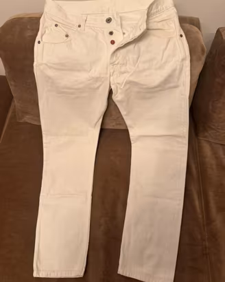 Jeans uomo Brian Dales denim bianchi tg. 32