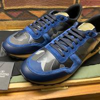 Valentino scarpa uomo sneaker rockrunner blu