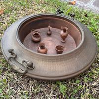 Bracere antico in rame + oggetti decorativi in ram