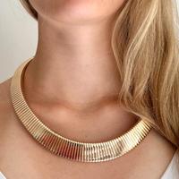 Collana girocollo donna colore oro stile Cleopatra
