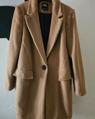 Cappotto Zara color cammello