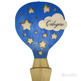 Lampada mongolfiera personalizzata