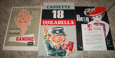 Lotto Pubblicità Vintage anni 50