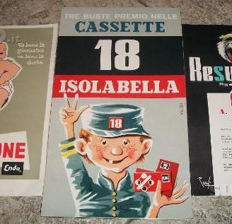 Lotto Pubblicità Vintage anni 50