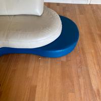 Divano angolare pelle