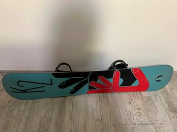 Tavola + attacchi tavola snowboard K2
