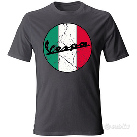 T-shirt Vespa effetto Vintage