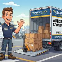 Autista esperto Patente B, anche sponda idraulica