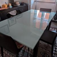 Tavolo cristallo temperato Callegari